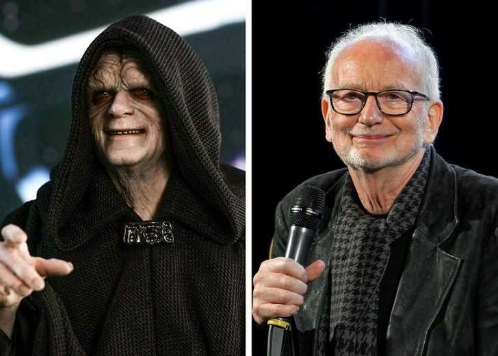 Poza planem, Ian McDiarmid wygląda jakby nie miаł serca skrzywdzić nawet muchy.