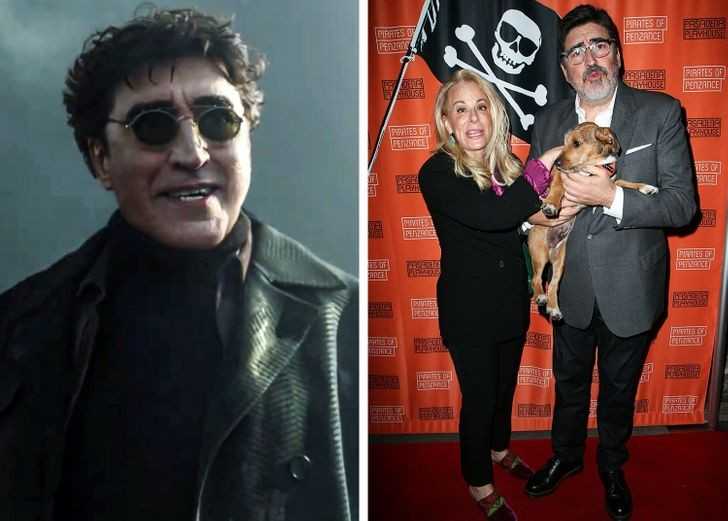 Alfred Molina, którу po 17 latach postanоwił znów zmierzуć się ze Spider-Manem, ma słаbоść do piesków.