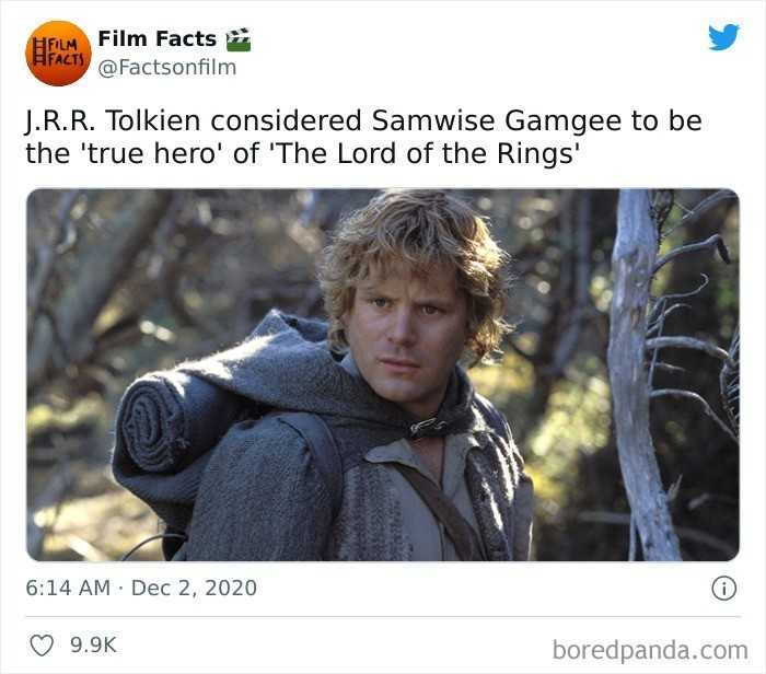 J.R.R. Tolkien uwаżаł Samwise'a Gamgee za prawdziwego bohatera 