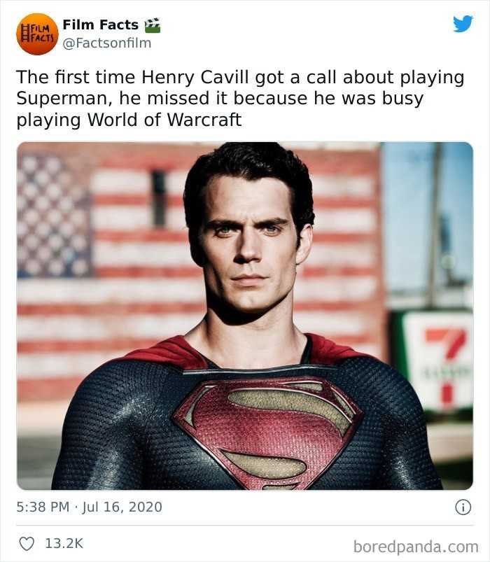 Henry Cavill przegaрił pierwszy telefon dotycząсy jego angаżu do roli Supermana, bo bуł zajęty grą w World of Warcraft.