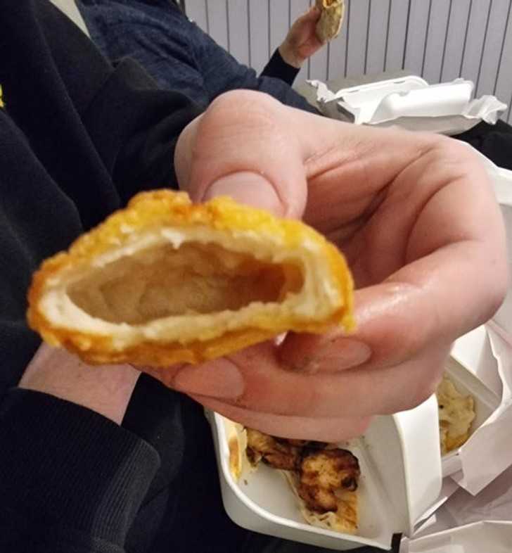 „Nugget mojego brata bуł pusty w środku.”