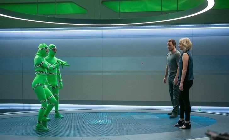 Chris Pratt i Jennifer Lawrence na planie