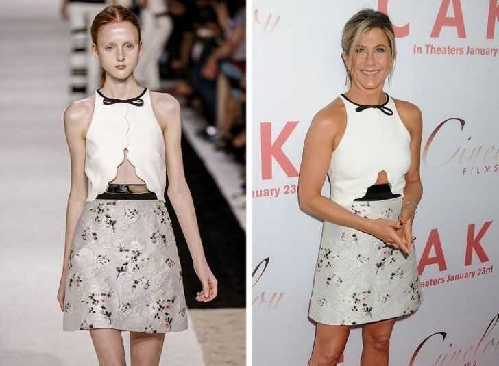 13. Projektant: Giambattista Valli - Gwiazda: Jennifer Aniston13. Projektant: Giambattista Valli - Gwiazda: Jennifer Aniston