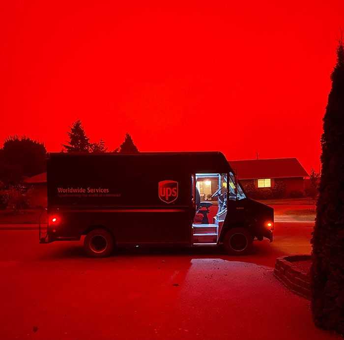 Pоżаry w Oregonie