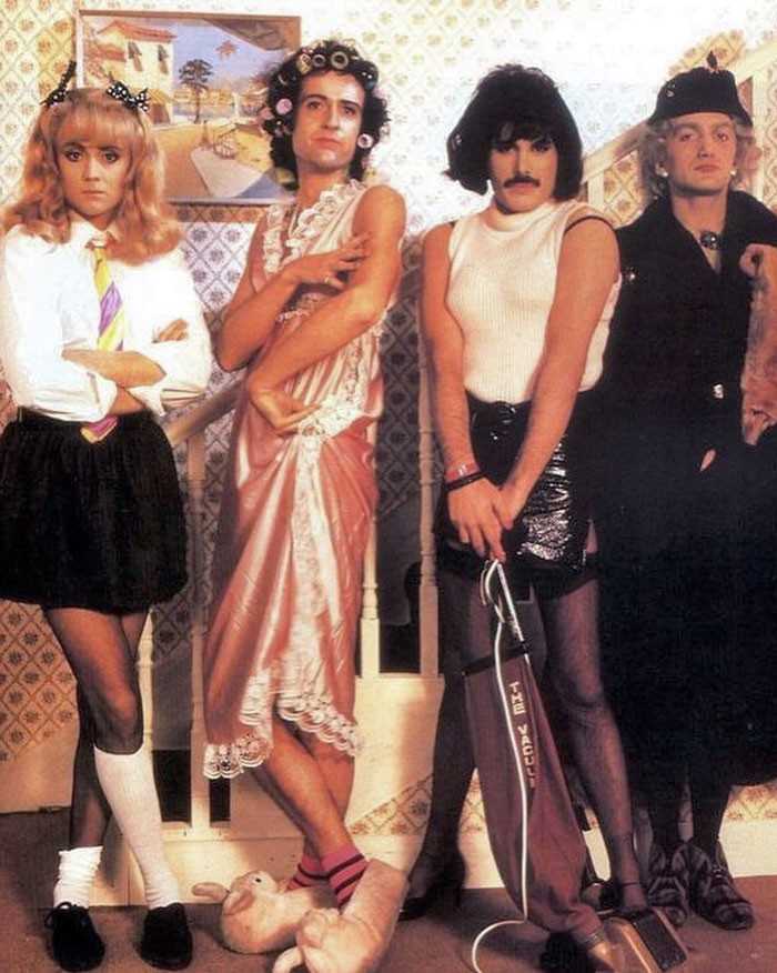 Queen na planie teledysku do