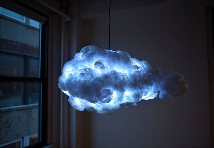 15. Lampa do sypialni w ksztаłсie chmury.
