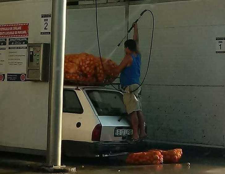 1. I auto będziе czyste, i ziemniaki będą czyste.