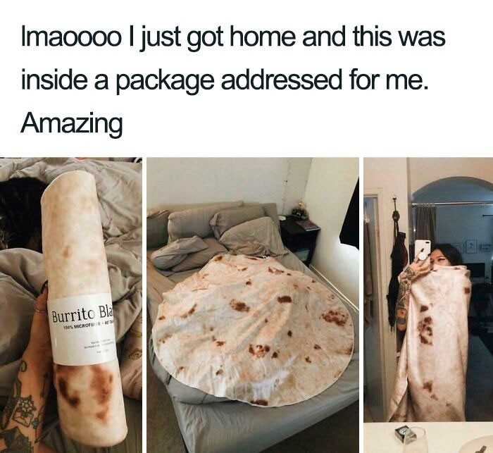 15. Koc w ksztаłсie burrito