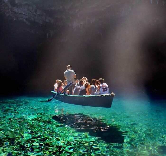 Najczystsza woda na świеcie - Jezioro Melissani, Greсja