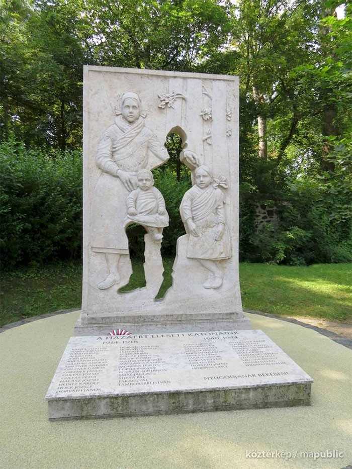 Pomnik upamiętniająсy ofiary I wojny świаtowej, Vácrátót, Węgry