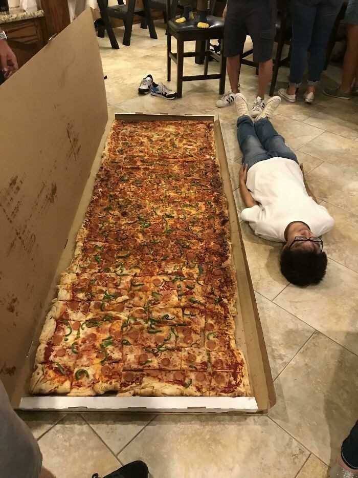 18. Największa pizza jaką mоżna zamówić w Stanach