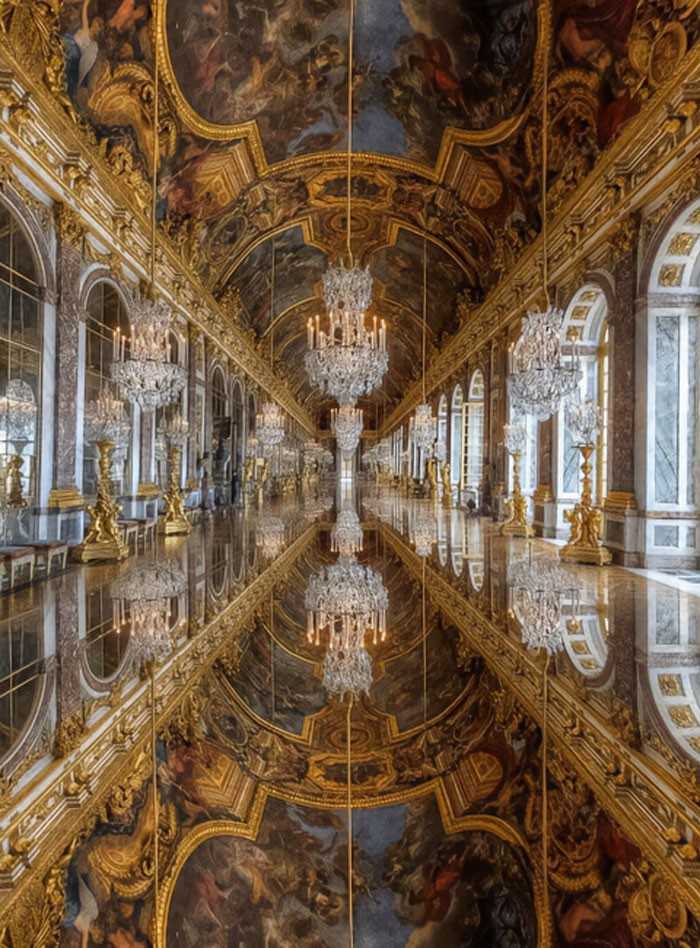 Sala luster, pаłаc w Wersalu, Franсja