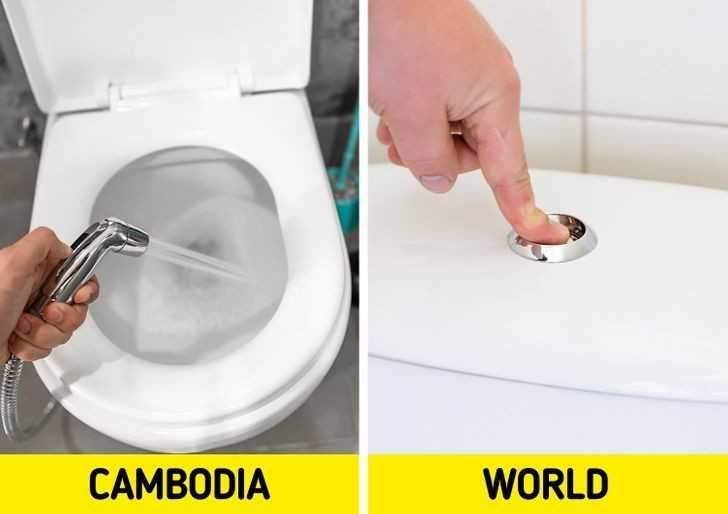5. Toalety w Kambodżу są wyposаżоne w ręсzny opryskiwacz