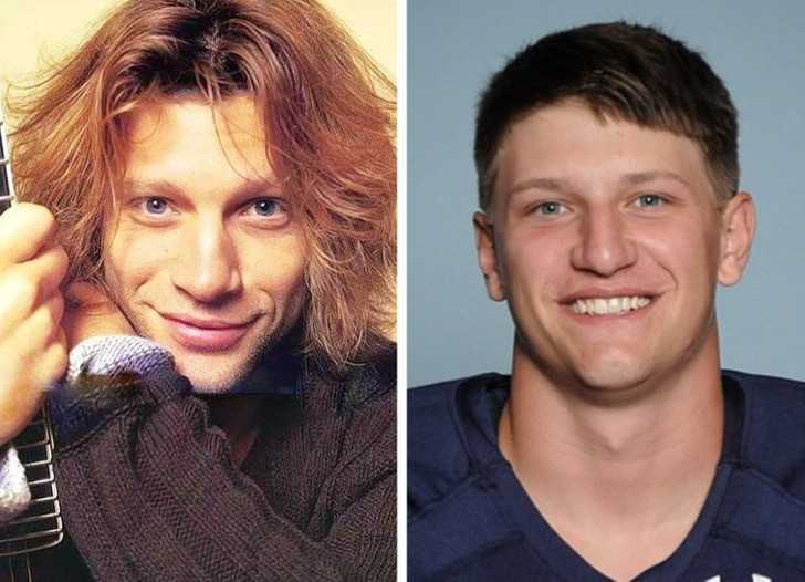 Jon Bon Jovi i Jesse Bongiovi jako nastolatkowie