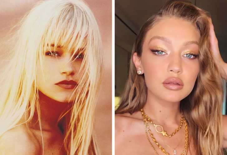 Yolanda Hadid i Gigi Hadid w wieku 24 lat