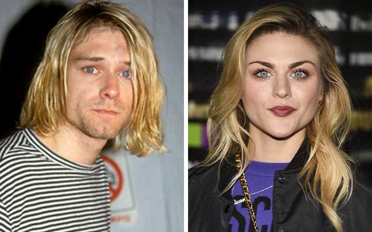 Kurt Cobain i Frances Cobain po dwudziestce