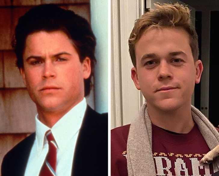 Rob Lowe i Owen Lowe w wieku 24 lat