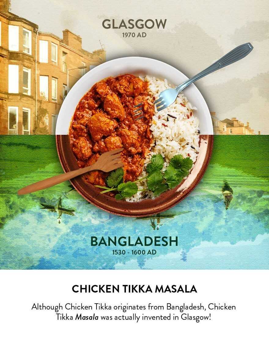 Kurczak Tikka Masala - Mimo żе kurczak tikka pochodzi z Bangladeszu, kurczak tikka masala to już dziеłо Szkotów z Glasgow.
