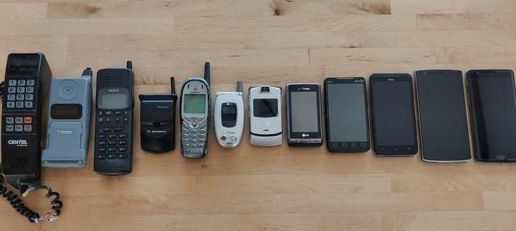6. Ponad 25 lat ewolucji telefоnów komórkowych