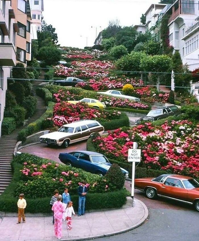 Lombard Street, San Francisco, 1975