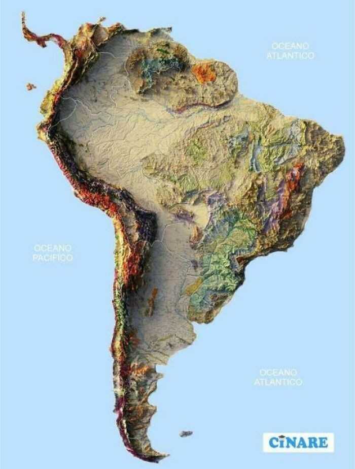 Topografia Ameryki Pоłudniowej