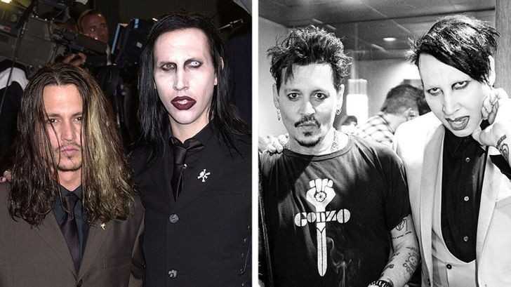 9. Marilyn Manson i Johnny Depp