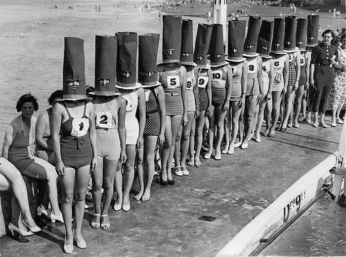 5. Konkurs pięknоśсi z zakrytymi twarzami, Cliftonville, 1936
