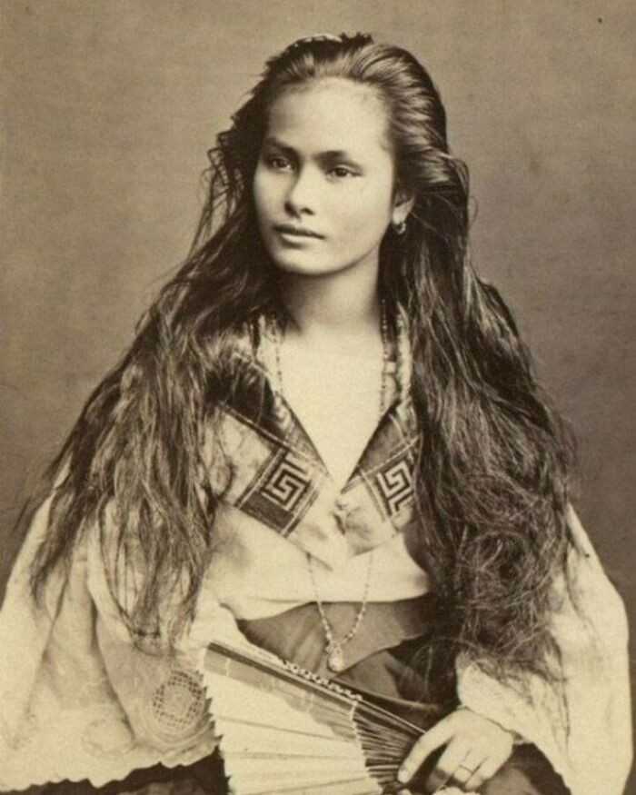 Filipińska kobieta z wyspy Luzon, 1875