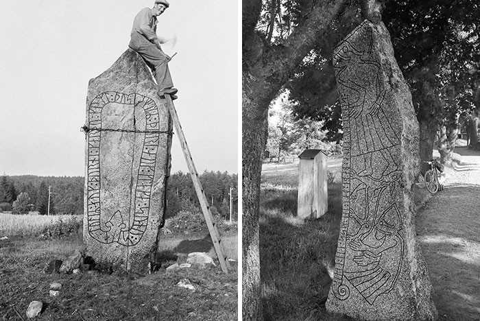 Wikińskie kamienie runiczne w Szwecji, 1899-1945
