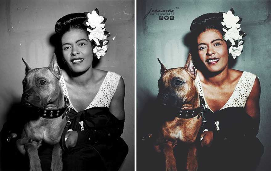Billie Holiday i Mister, luty, 1947