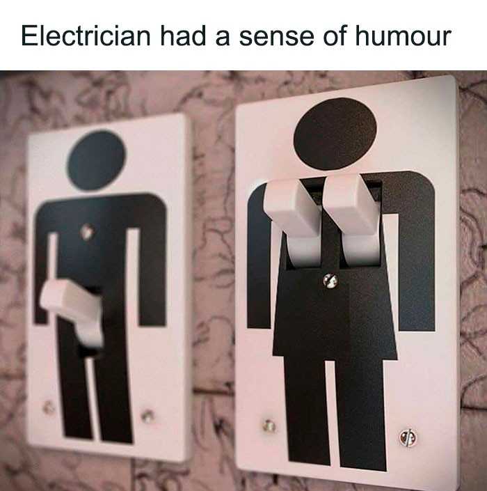 Elektryk z poczuciem humoru