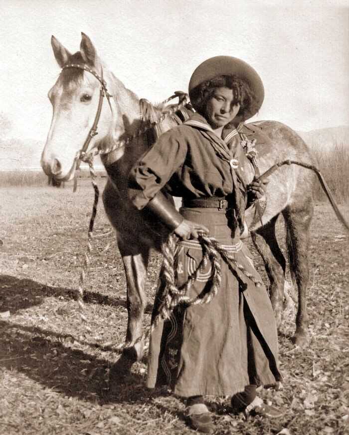 Nellie Brown, afroamerykaÅ„ska kowbojka, 1880