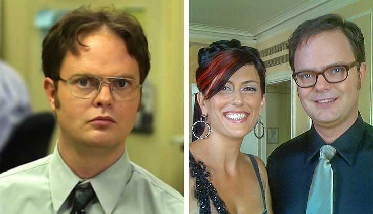 18. Rainn Wilson (Dwight Schrute z "Biura") i Holiday Reinhorn