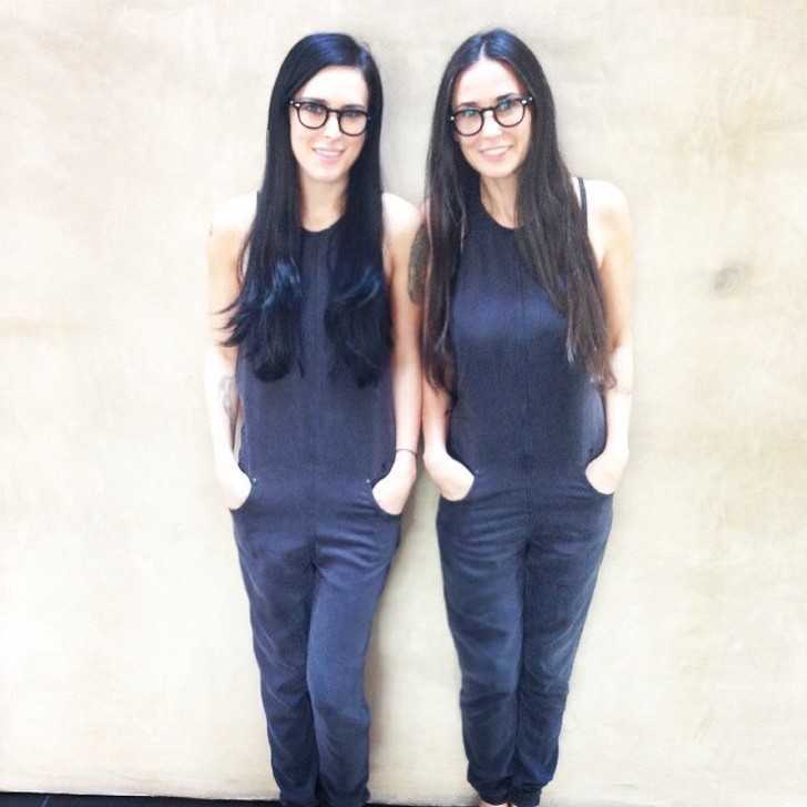 3. Rumer Willis z mamÄ…-bliÅºniaczkÄ…, Demi Moore