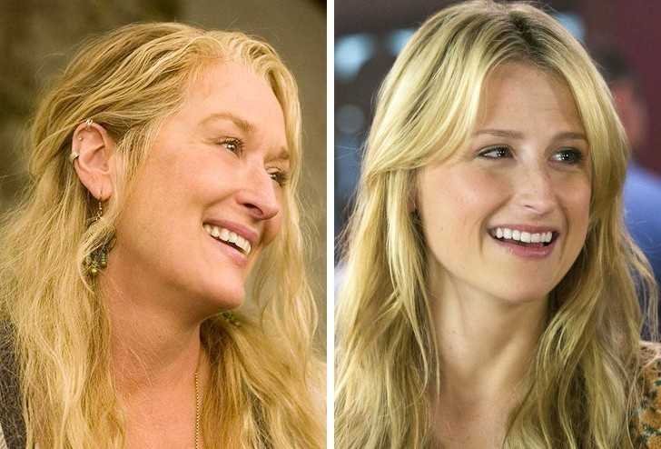 13. Meryl Streep i jej cÃ³rka Mamie Gummer, takÅ¼e aktora