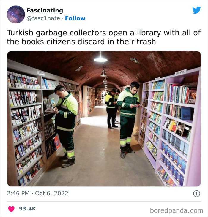 "Tureccy Å›mieciarze otworzyli bibliotekÄ™ z ksiÄ…Å¼kami wyrzucanymi przez mieszkaÅ„cÃ³w do Å›mieci."