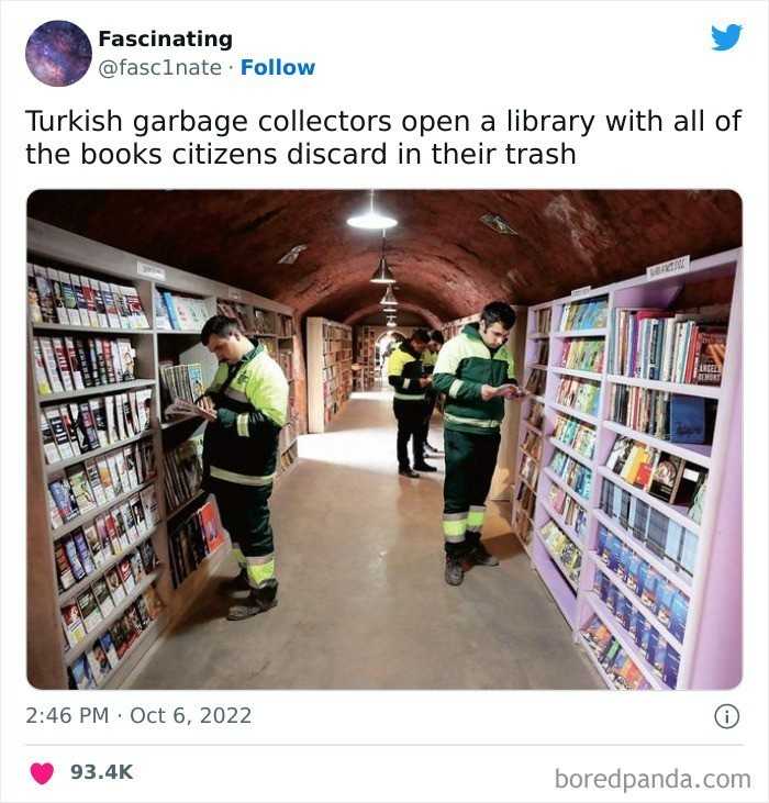 "Tureccy Å›mieciarze otworzyli bibliotekÄ™ z ksiÄ…Å¼kami wyrzucanymi przez mieszkaÅ„cÃ³w do Å›mieci."