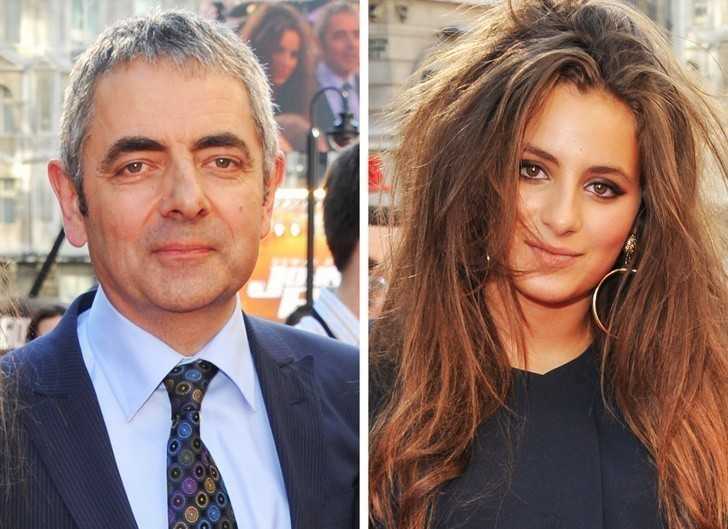 9. Rowan Atkinson i jego cÃ³rka, Lily Atkinson