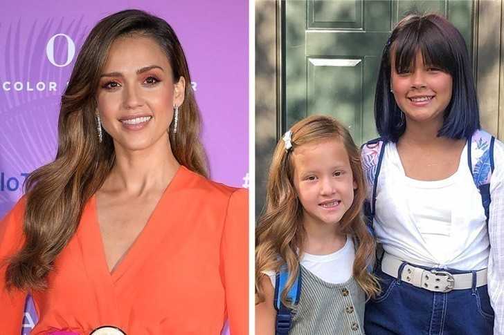 9. Jessica Alba i jej cÃ³rki: Honor i Haven
