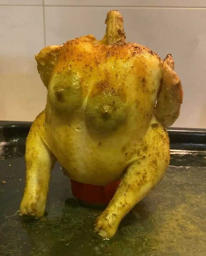 Pieczony kurczak nadziewany limonkami