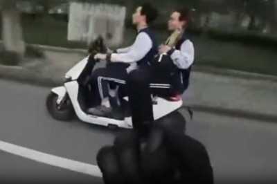 ChciaÅ byÄ zabawny ale nie wyszÅo. Szybka karma dla motocyklisty