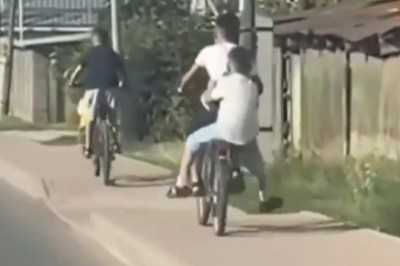 Kaskaderów powrót ze szkoÅy. LubiÄ
ekstremalnÄ
jazdÄ